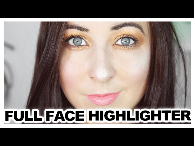 FULL FACE USING ONLY HIGHLIGHTERS Challenge