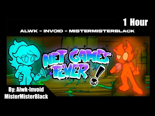 Flaming Waters FNF 1 Hour (Net Games Fever) (By: Alwk-MisterMisterBlack-ft. InVoid)