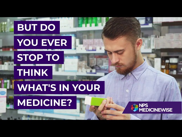 What's in your medicines?