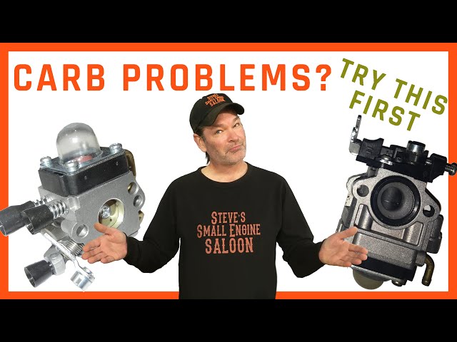 How To REBUILD A CARBURETOR On A ChainSaw, WeedEater, Etc.