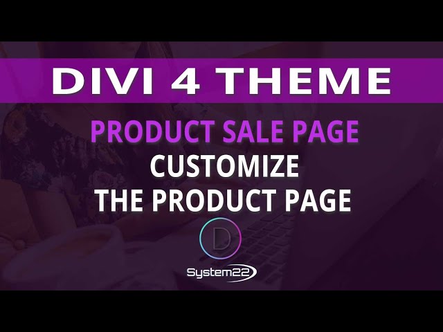 Divi 4 Product Sale Page Customize The Product Page 😎