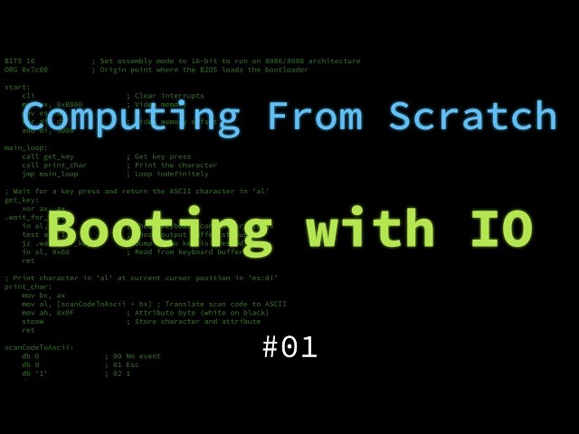 Computing From Scratch: Booting with IO (#01)