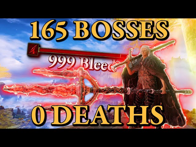 ALL 165 Elden Ring Bosses Without Dying BUT Everything Is RANDOM!