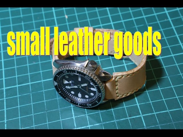 making a leather watch strap