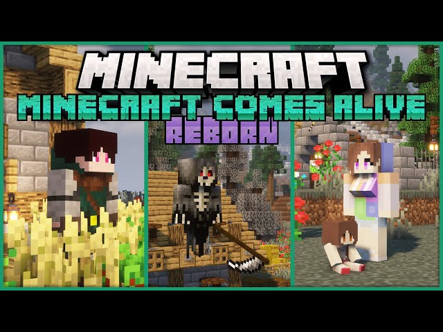 Minecraft Comes Alive Reborn - More Realistic Villagers | Minecraft Mod Showcase | MCA Reborn
