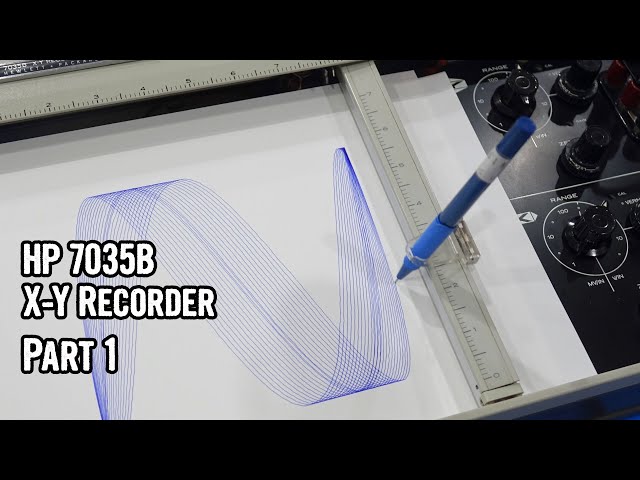HP 7035B X-Y Recorder Restoration Part 1: Photo-chopper Inside!