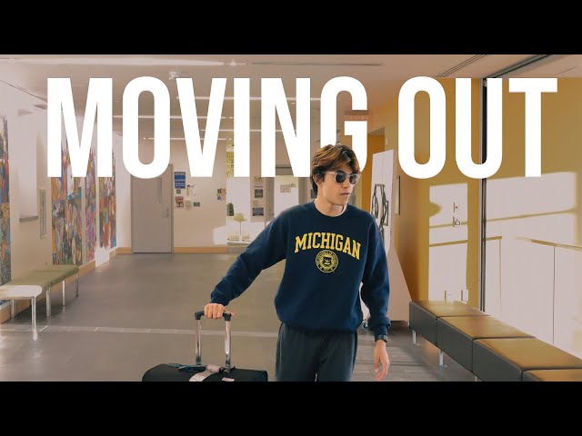 College Move Out Vlog | University of Michigan