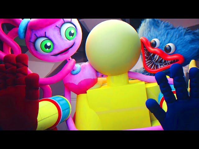 GrabPack VS Huggy Wuggy, Mommy LONG LEGS And KISSY MISSY | Poppy Playtime Chapter 2 Animation
