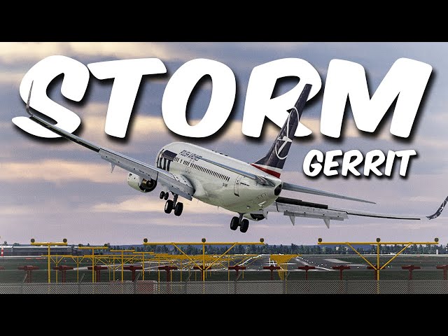 BRUTAL EXTREME UK WINDS *ALMOST* MADE ME FLY BACK HOME - MSFS