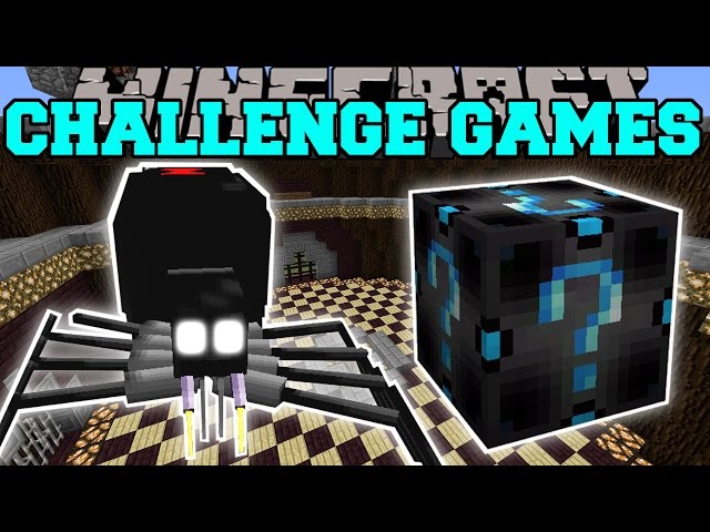 Minecraft: BLACK WIDOW SPIDER CHALLENGE GAMES - Lucky Block Mod - Modded Mini-Game
