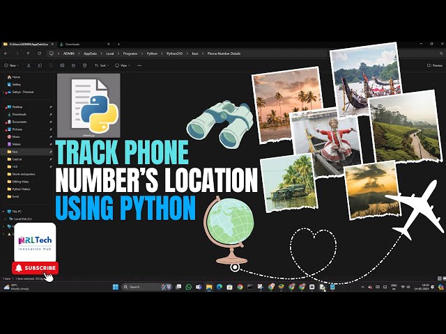 Track Phone Number Location Using Python  || Demo with Fake Numbers || MRL Tech Solution