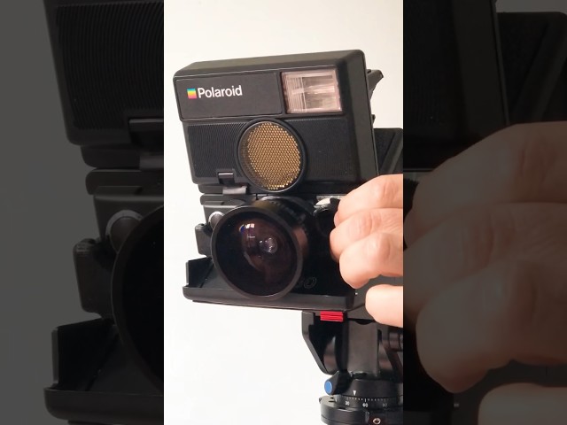 Using weird lenses on a Polaroid camera