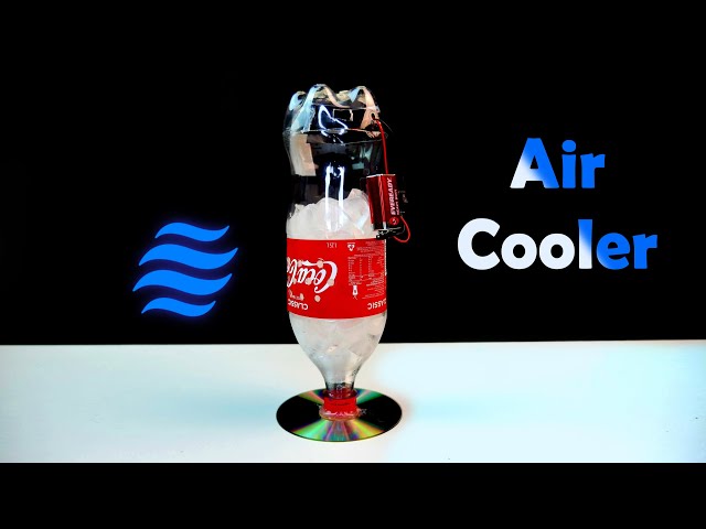 How to Make Ice Air Cooler Conditioner using Coca Cola bottle