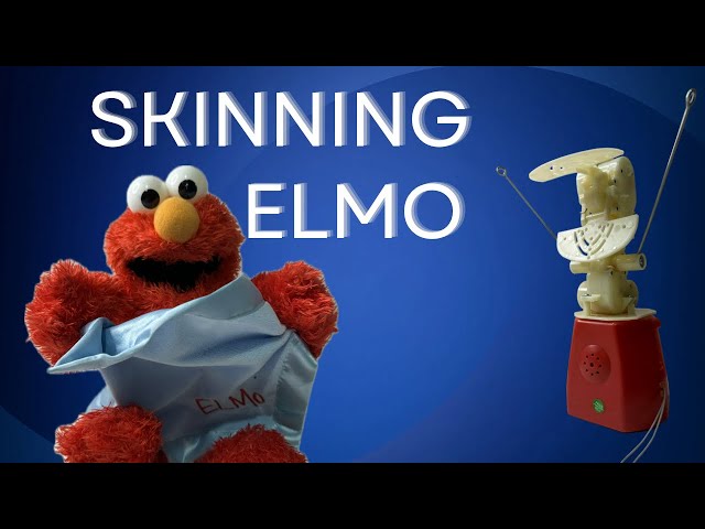 Skinning A Peekaboo Elmo Animatronic