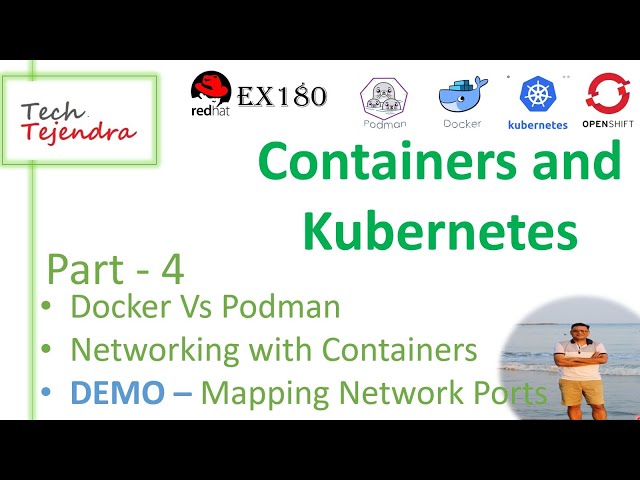 Networking with Containers, Ports mapping (Containers, Kubernetes OpenShift Part-4) RedHat EX180