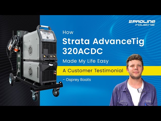 Strata AdvanceTig 320 AC/DC with Osprey Boats - 3 years of reliability and performance
