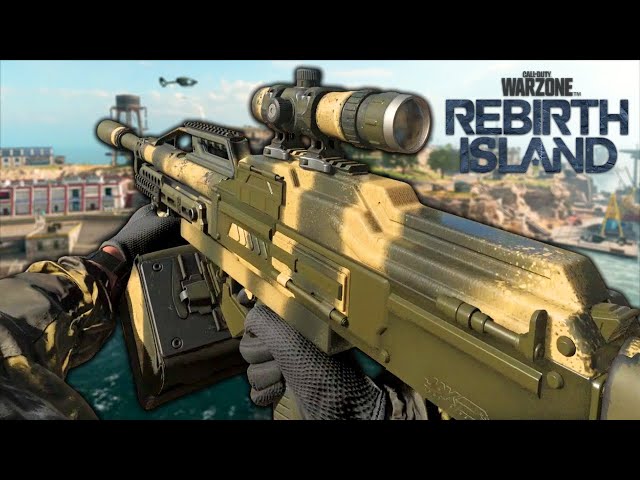 Bullpup LMG & Shotgun as Battle Rifle - Warzone Rebirth Island Season 3 Win Gameplay
