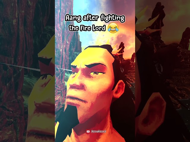 Aang vs Fire Lord Ozai 😂 #avatarthelastairbender