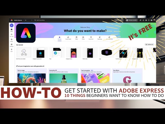 How to Get Started with Adobe Express - 10 Things Beginners Want To Know How To Do