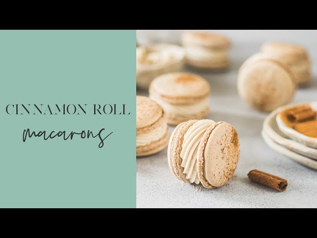 HOW TO MAKE CINNAMON ROLL MACARON // French Macaron without Almond Flour