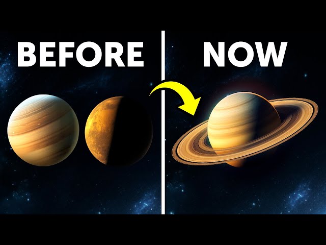 How come Saturn has rings, and why Earth doesn't