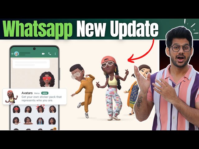How to Create and Use Avatars in WhatsApp | WhatsApp Avatar Features | WhatsApp Avatar Update