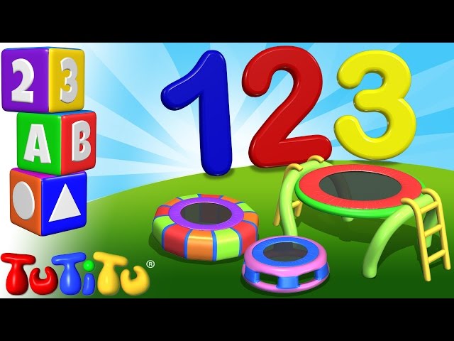 🧮Fun Toddler Numbers Learning with TuTiTu Trampoline toy 🛩️🧮 TuTiTu Preschool and songs🎵