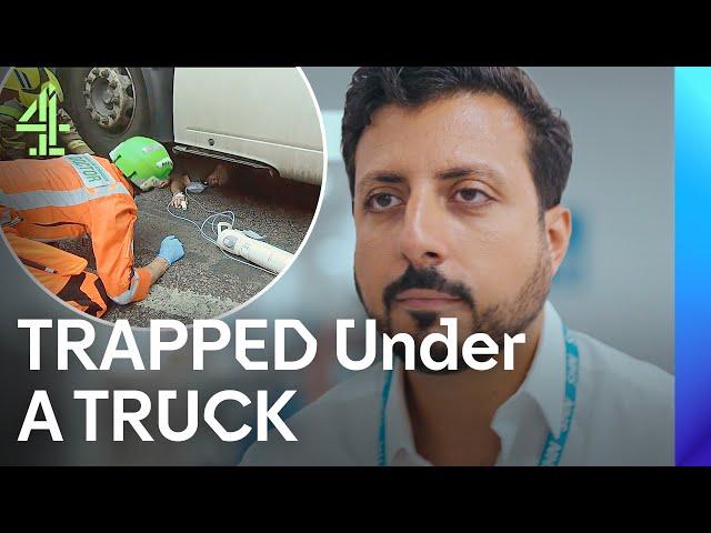 EPIC RESCUE from under a TRUCK | Emergency | Channel 4 Documentaries