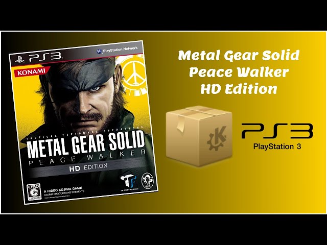 Metal Gear Solid Peace Walker HD Edition PKG PS3