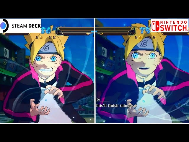 Switch vs Steam Deck - Naruto x Boruto: Ultimate Ninja Storm Connections