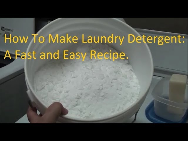 How To Make Laundry Detergent The Easy Way - Household Tip #1