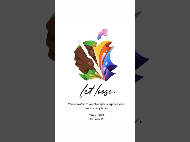 Apple’s Let Loose iPad event is official! When it is and what will be announced!