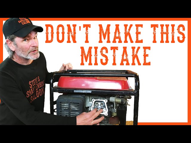 Biggest Mistake You Will Make When Adjusting The Valves On A Generator
