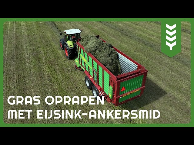 Gras oprapen met Loonbedrijf Eijsink-Ankersmid
