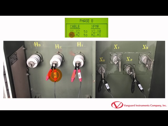 Performing a Three Phase Turns Ratio Test with the Vanguard ATRT-01 S3 Turns Ratio Tester