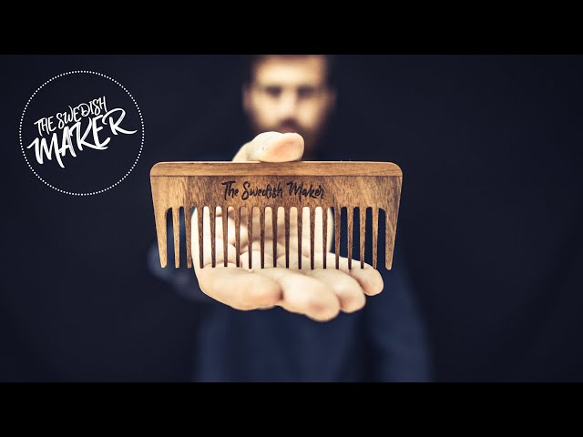Making a Wooden Beard Comb with 3018 PRO CNC