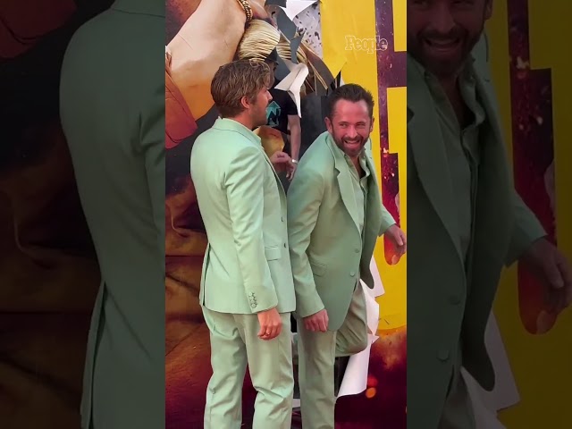 Ryan Gosling and Lookalikes Wow with Fiery Stunt on The Fall Guy Red Carpet