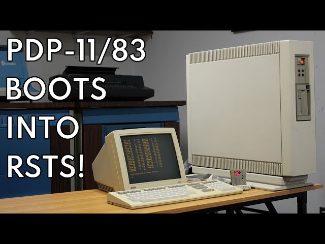 Booting RSTS on the PDP-11/83!
