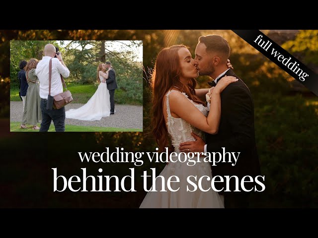 Wedding Videography Behind the Scenes - Solo Wedding Filmmaker UK