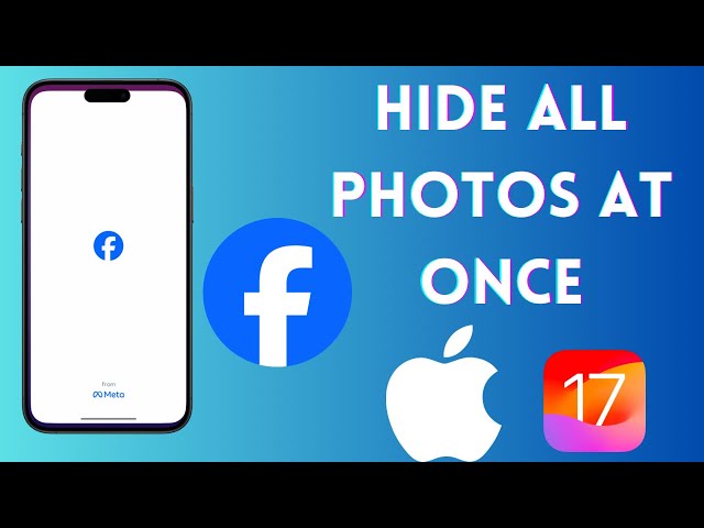 How to Hide All Facebook Photos | Only me Setting | 2024