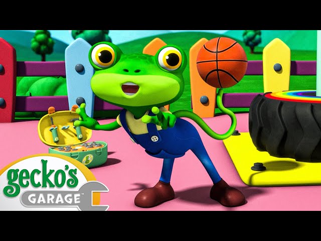 Basketball Boo Boo | Gecko's Garage | Cartoons For Kids | Toddler Fun Learning