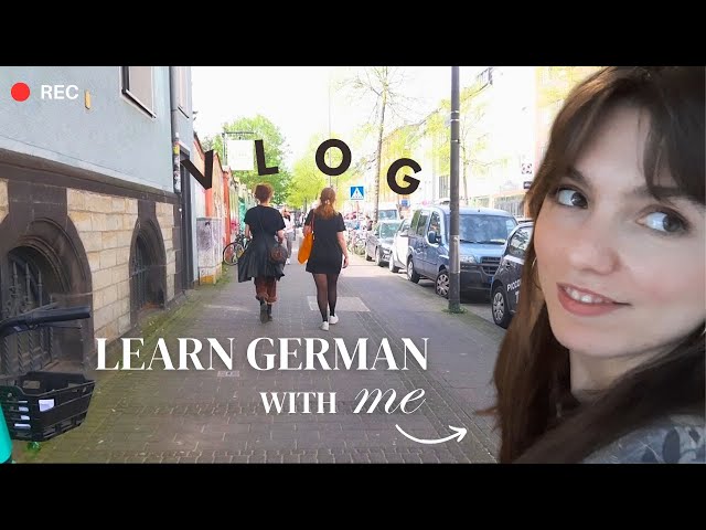 GERMAN VLOG: A Day out with Friends - Learn German with Me at the Fleamarket