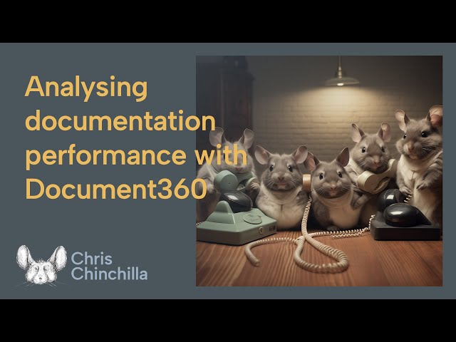 Analysing documentation performance with Document360