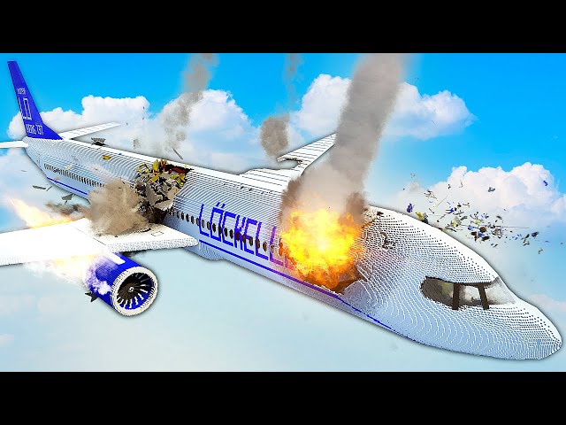 METEOR Hits Plane While I'm INSIDE - Teardown Mods Gameplay