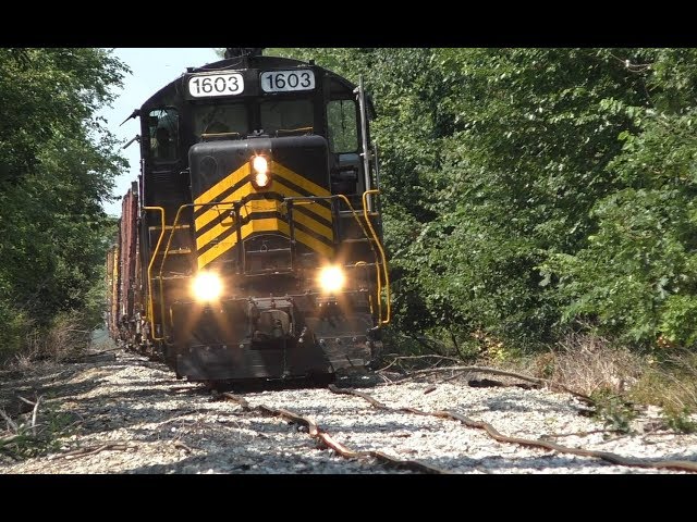 Train derailment on the ND&W Railroad