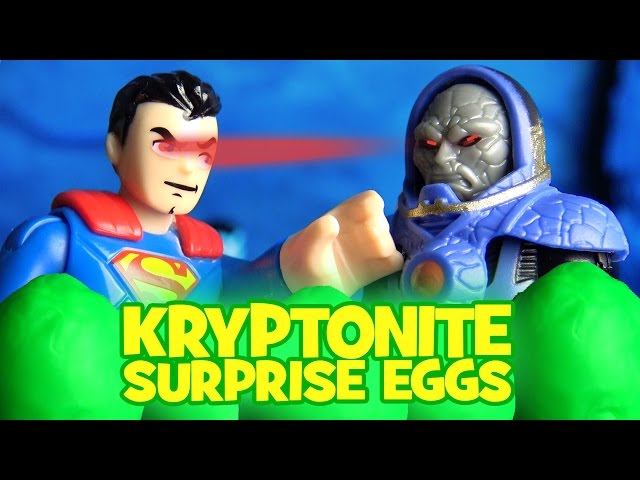 Superman vs Darkseid: Surprise Eggs Battle by KidCity