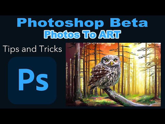PHOTOSHOP BETA (Photos To ART) Tips and Tricks (Generative Fill)