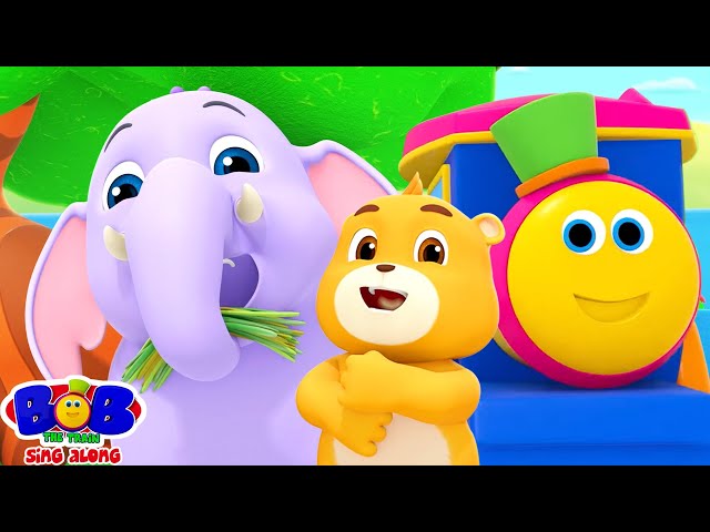 Bob The Train Went To The Zoo + More Nursery Rhymes And Animal Cartoon Videos