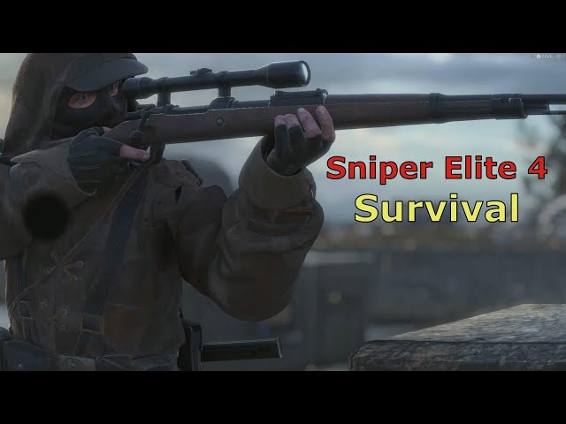 Sniper Elite 4 - Facility Survival Solo (Authentic online co-cp)