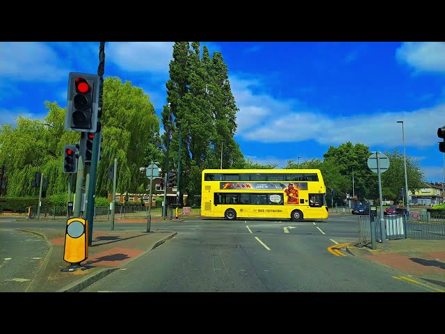 Manchester 4K / Driving downtown With Relaxing Music 🎶  / Drive With Me / 2023